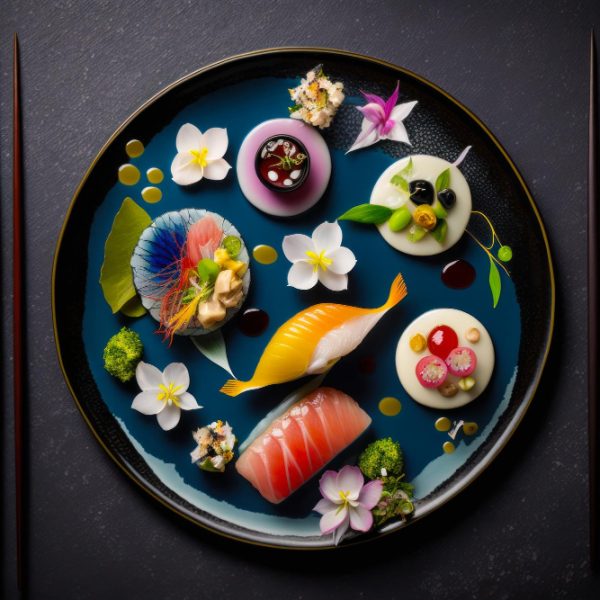 plate-with-sushi-chopsticks-it-generative-ai